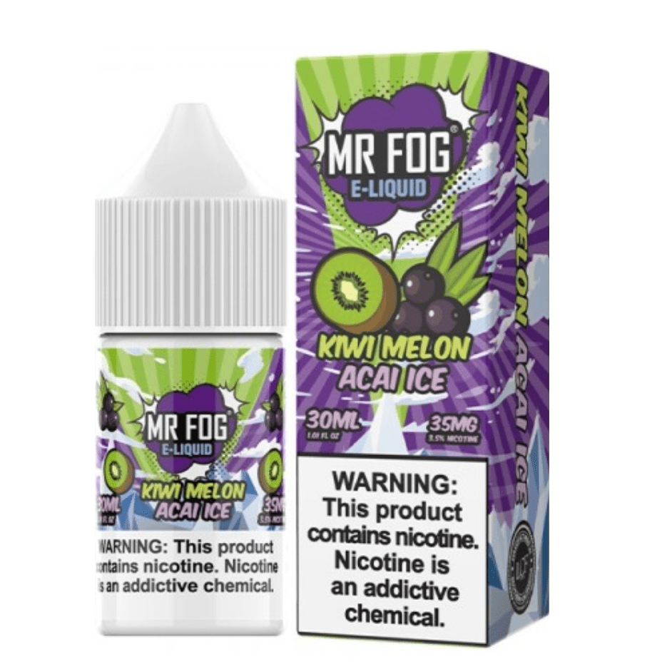 Mr. Fog Salt-Kiwi Melon Acai Ice-30ml 30ml / 20mg Vape Superstore  Saskatchewan Canada