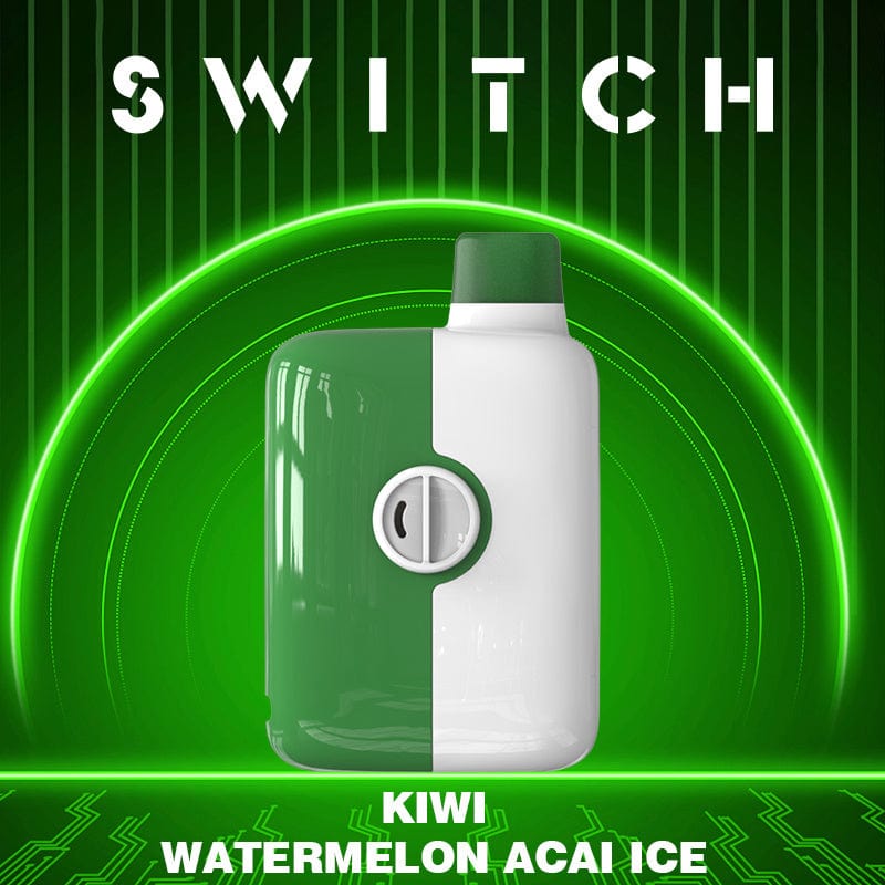 Mr Fog Switch 5500 Rechargeable Disposable-Kiwi Watermelon Acai Ice 5500 Puffs / 20mg Vapexcape Vape and Bong Shop Regina Saskatchewan