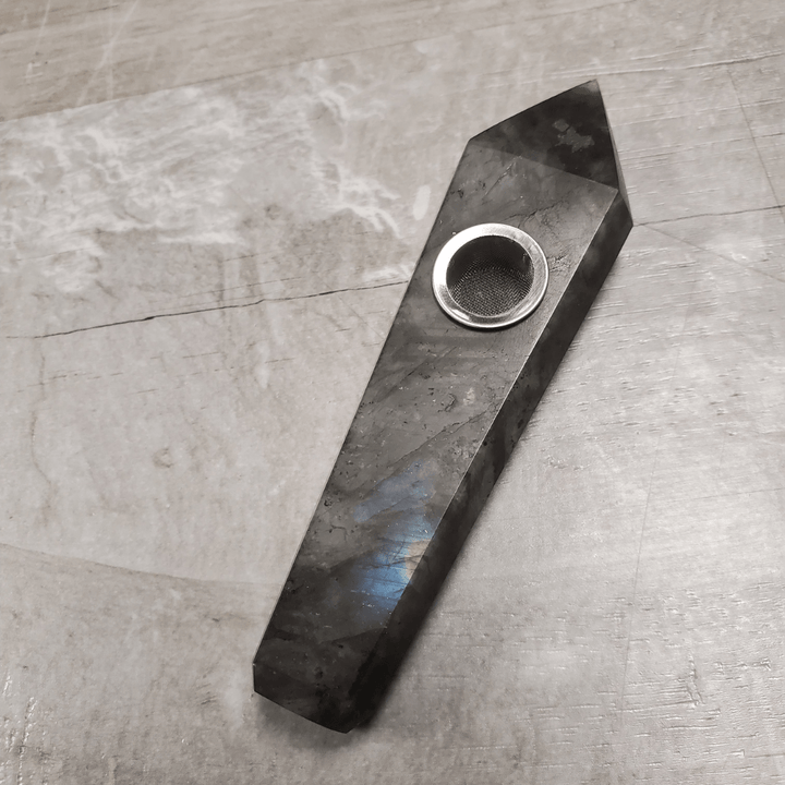 Natural Crystal Hand Pipes Labradorite Vape Superstore  Saskatchewan Canada