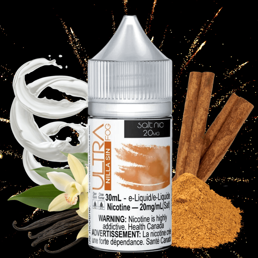 Nilla Sin Salt by Ultra E-Liquid 10mg / 30mL Vape Superstore  Saskatchewan Canada