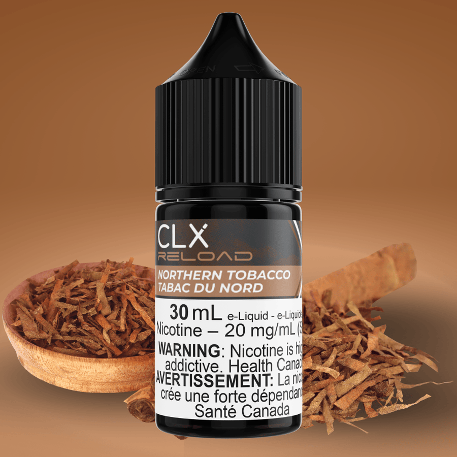Northern Tobacco Salt by CLX Reload E-Liquid Vape Superstore  Saskatchewan Canada