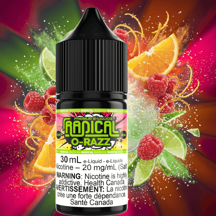 O-Razz Salt Nic by Radical E-liquid 30mL / 12mg Vape Superstore  Saskatchewan Canada