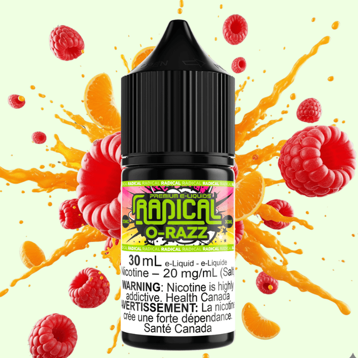 O-Razz Salt Nic by Radical E-liquid Vapexcape Vape and Bong Shop Regina Saskatchewan