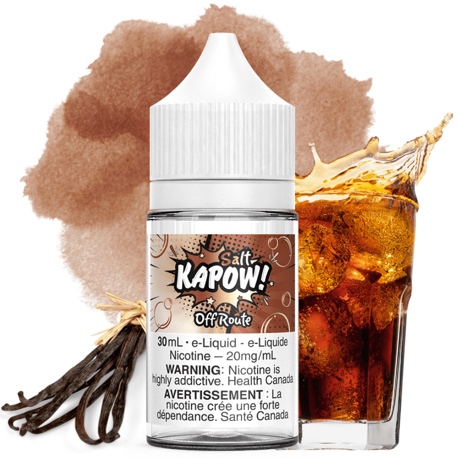 Off Route Salt by Kapow E-Liquid 30mL / 12mg Vape Superstore  Saskatchewan Canada