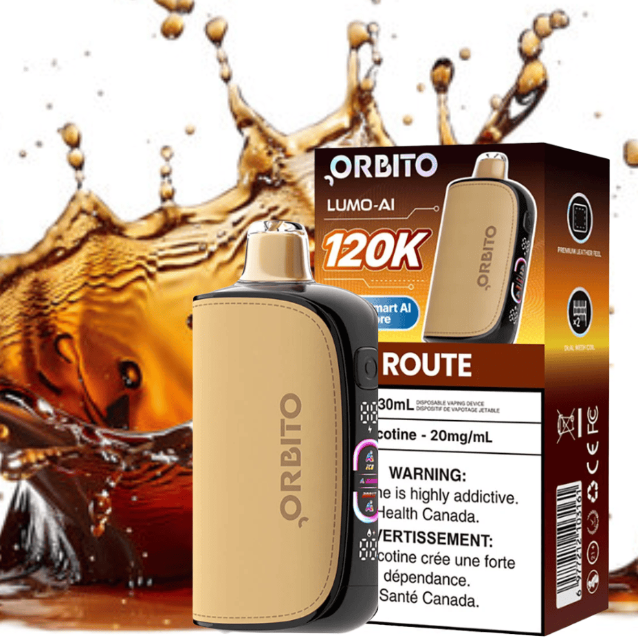Orbito Lumo-AI 120K Disposable Vape-Route 120000 / 20mg Vape Superstore  Saskatchewan Canada