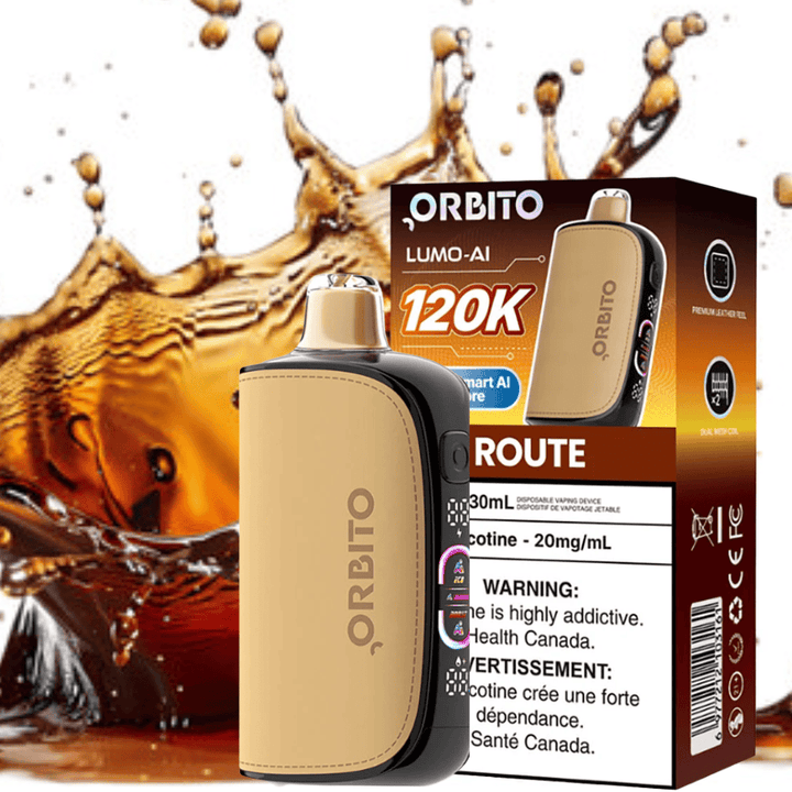 Orbito Lumo-AI 120K Disposable Vape-Route 120000 / 20mg Vape Superstore  Saskatchewan Canada