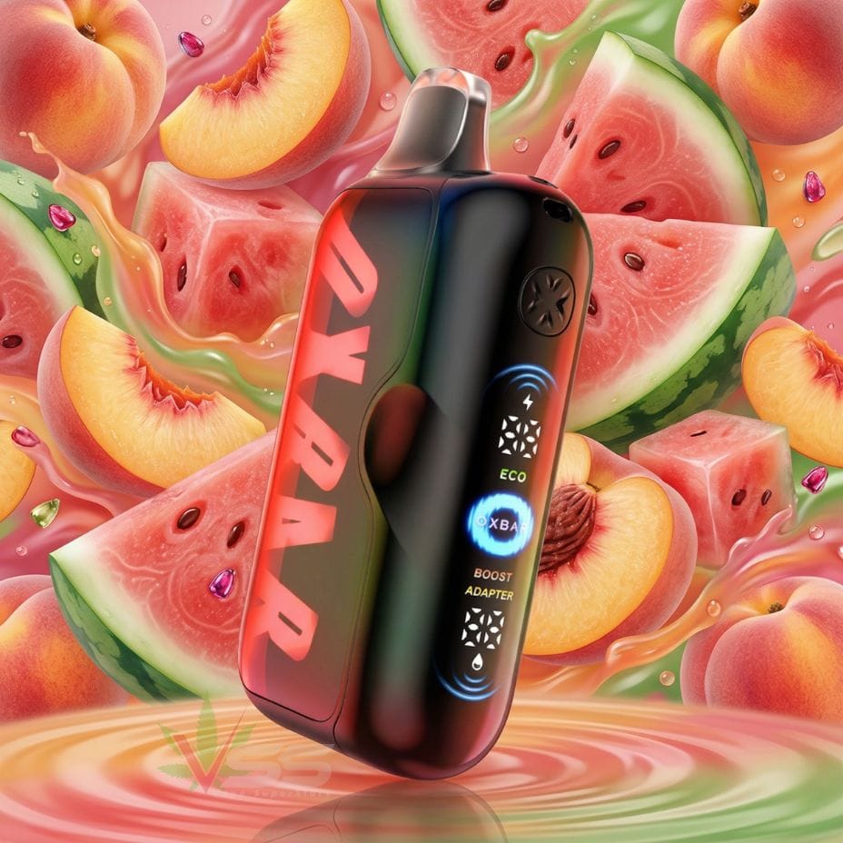 Oxbar G100K Disposable Vape - Peach Watermelon 30mL / 100000 Puffs / 20mg Vape Superstore  Saskatchewan Canada