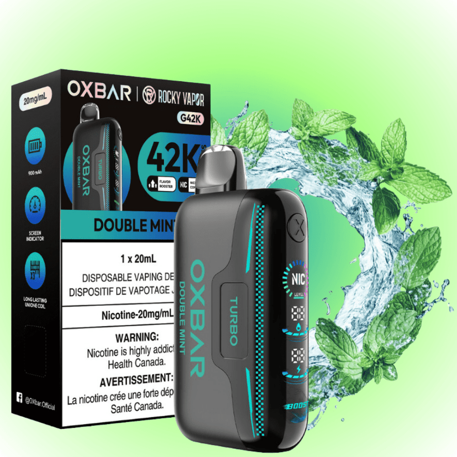 Oxbar G42k Disposable Vape-Double Mint Vape Superstore  Saskatchewan Canada