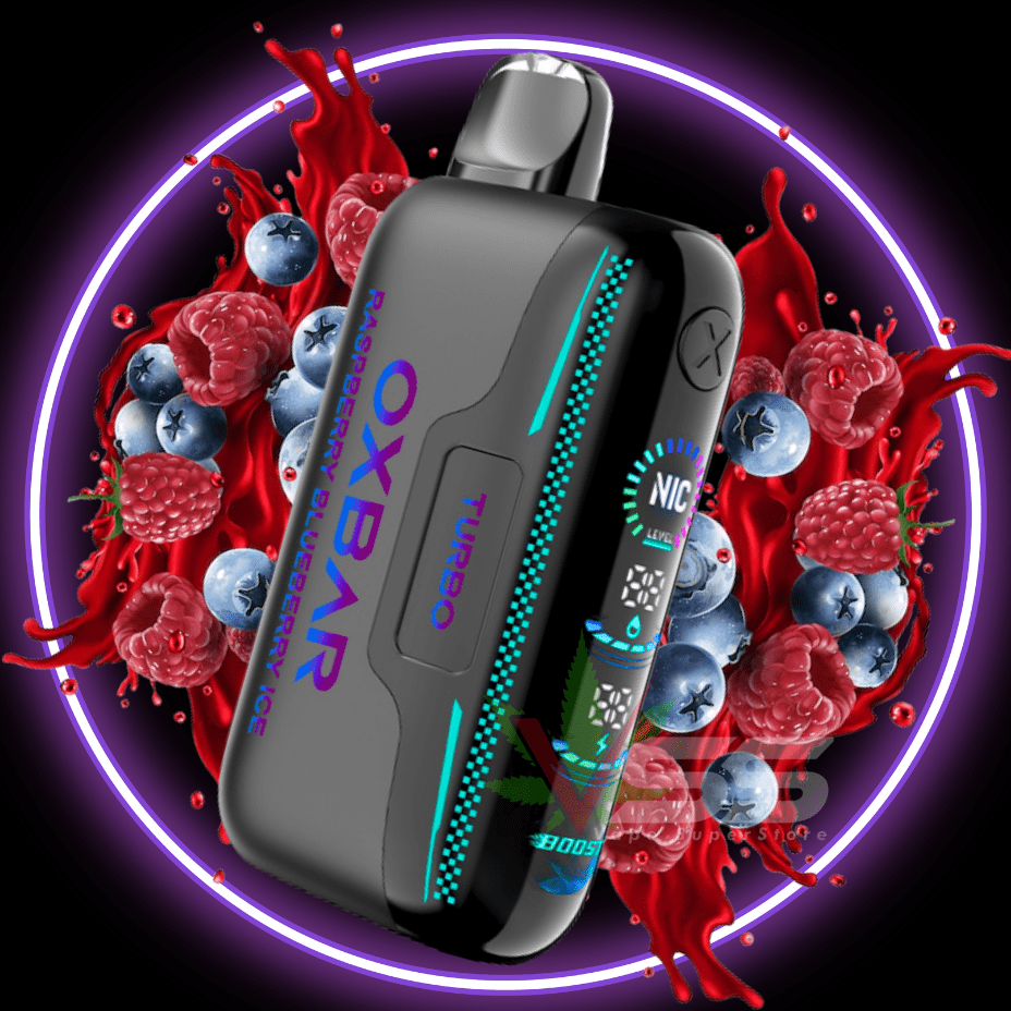 Oxbar G42k Disposable Vape-Raspberry Blueberry Ice 20mg / 42000 Vape Superstore  Saskatchewan Canada
