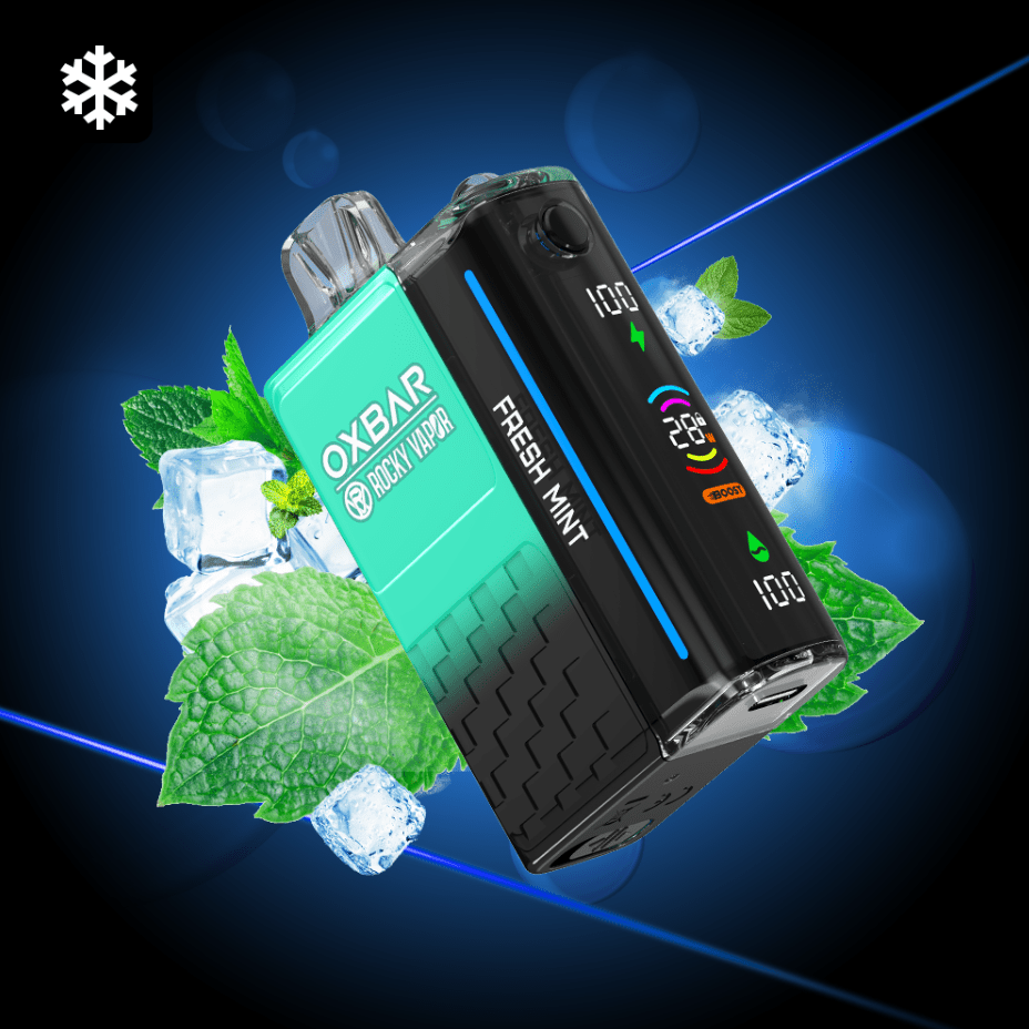 Vape jetable OXBAR M20K - Menthe frache Regina SK Vapexcape Vape SuperStore-Vape & Bong Shop Vape jetable OXBAR M20K - Menthe frache Regina SK Vapexcape Vape SuperStore-Vape & Bong Shop