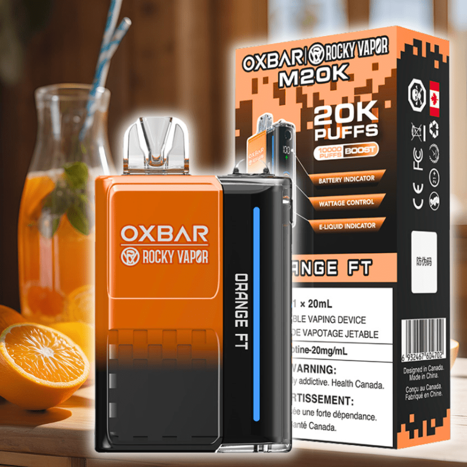OXBAR M20K Disposable Vape - Orange FT 20000 Vape Superstore  Saskatchewan Canada