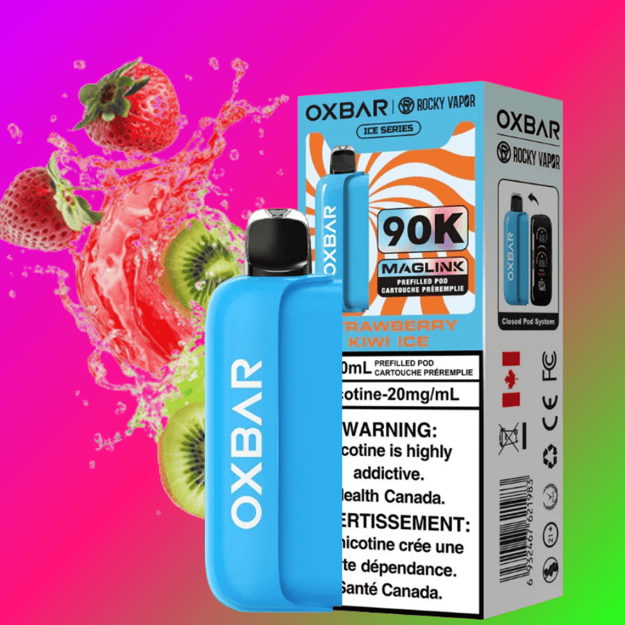Oxbar Maglink 90K Prefilled Pod - Strawberry Kiwi 30mL / 90000 Puffs / 20mg Vape Superstore  Saskatchewan Canada