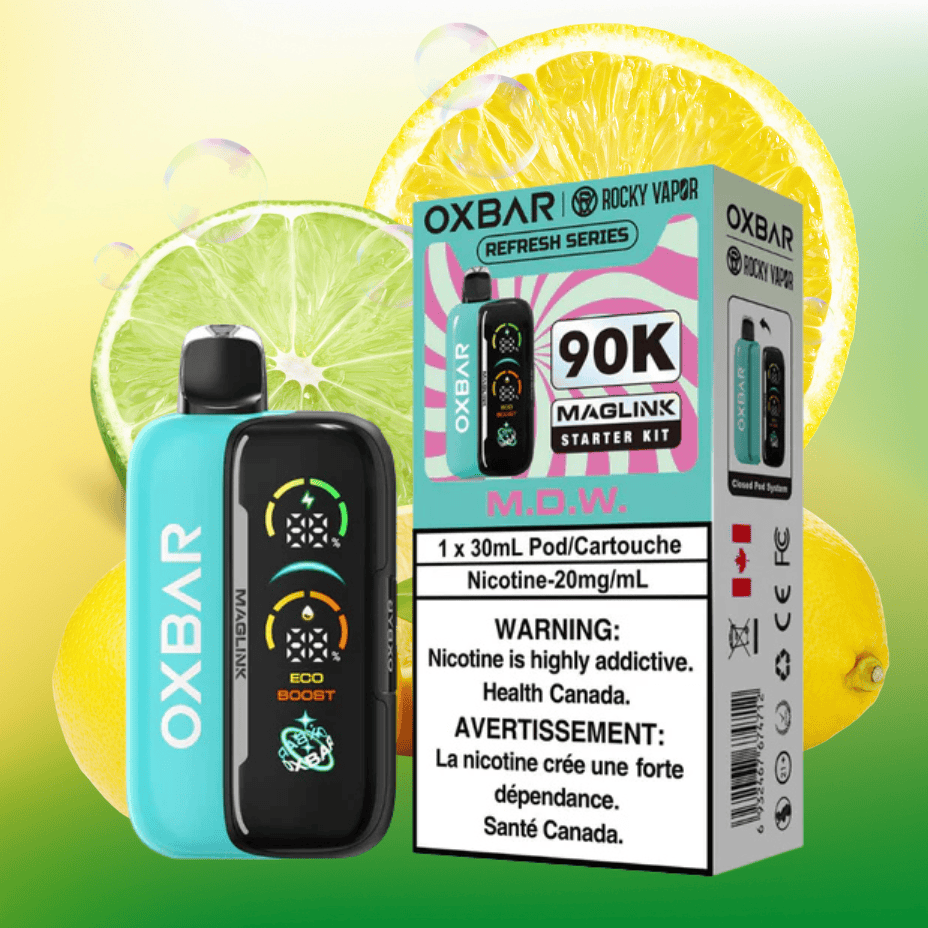 Oxbar Maglink 90K Starter Kit - M.D.W 30mL / 90000 Puffs / 20mg Vape Superstore  Saskatchewan Canada