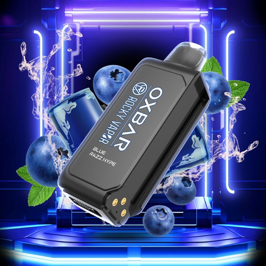 Oxbar SVOPP 32k Pod-Blue Razz Hype 32000 Vapexcape Vape and Bong Shop Regina Saskatchewan