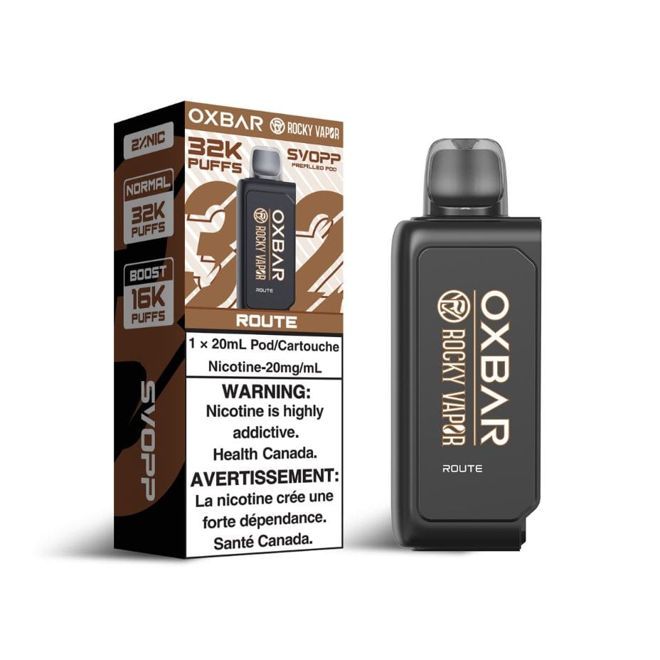 Oxbar SVOPP 32k Pod-Route 32000 Vapexcape Vape and Bong Shop Regina Saskatchewan