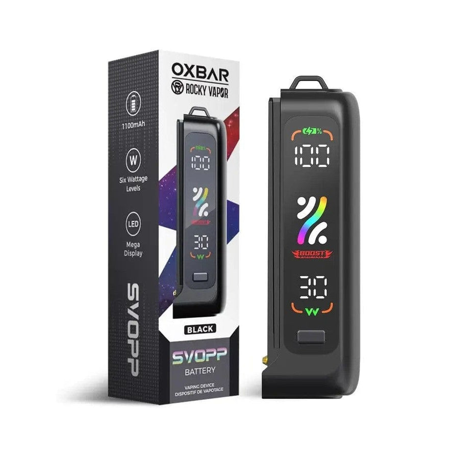 Oxbar SVOPP Battery Black Vapexcape Vape and Bong Shop Regina Saskatchewan