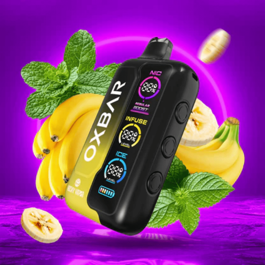 Oxbar Tri-Fusion 45k Disposable Vape - Banana Ice Vape Superstore  Saskatchewan Canada