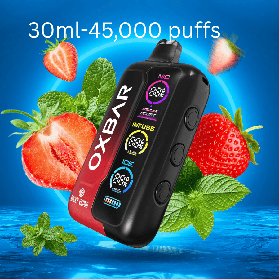 Oxbar Tri-Fusion 45k Disposable Vape-Strawberry H 45000 Puffs / 20mg Vape Superstore  Saskatchewan Canada