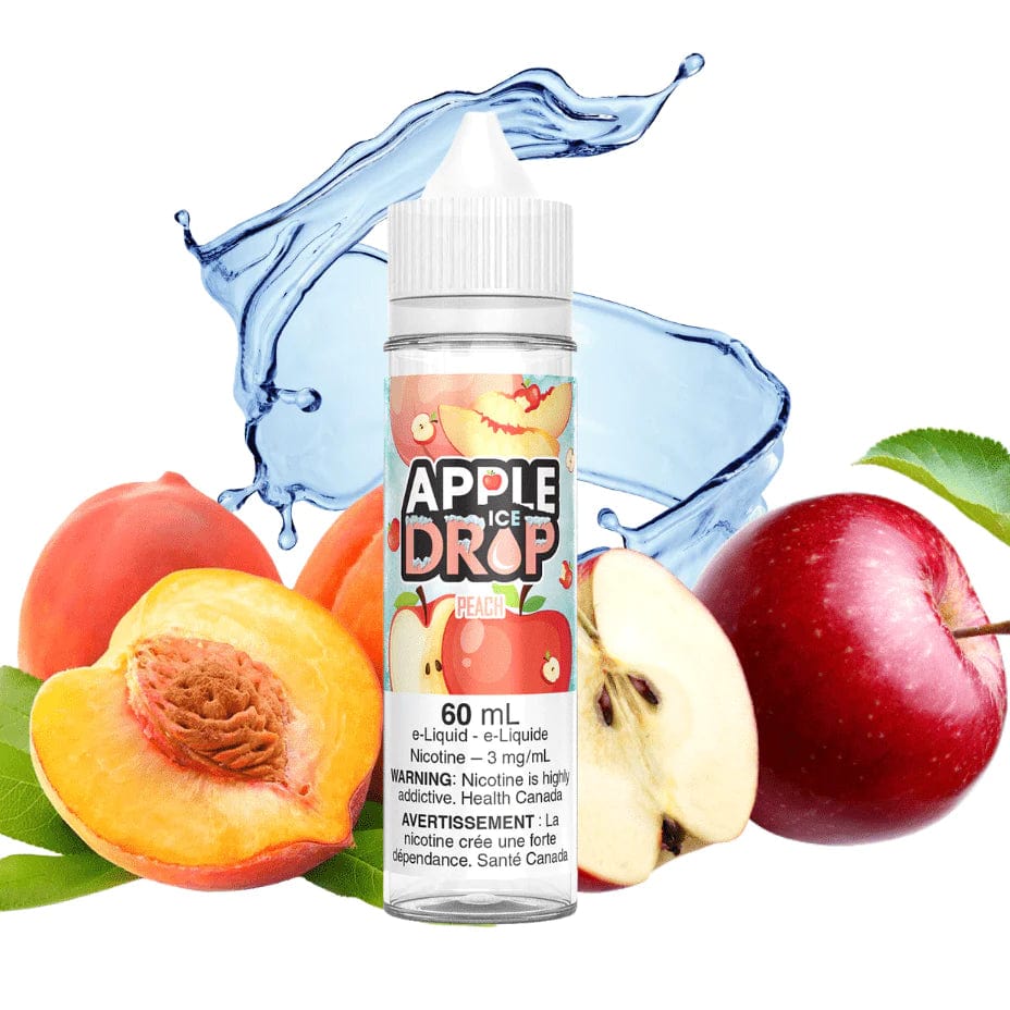 Peach Ice by Apple Drop E-Liquid 3mg Vape Superstore  Saskatchewan Canada