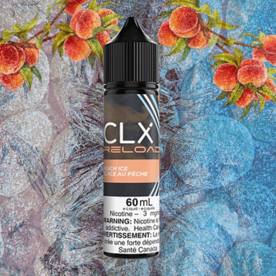 Peach Ice by CLX E-Liquid 60mL / 3mg Vape Superstore  Saskatchewan Canada