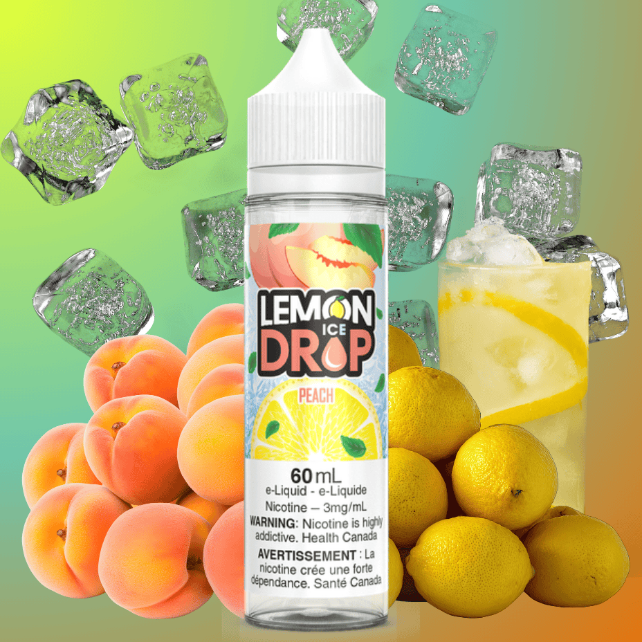Peach Ice by Lemon Drop E-Liquid 3mg Vape Superstore  Saskatchewan Canada