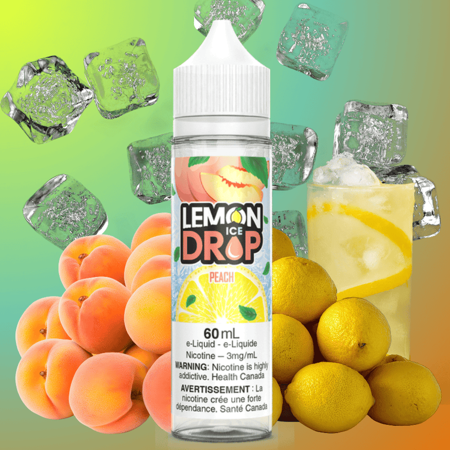 Peach Ice by Lemon Drop E-Liquid 3mg Vape Superstore  Saskatchewan Canada
