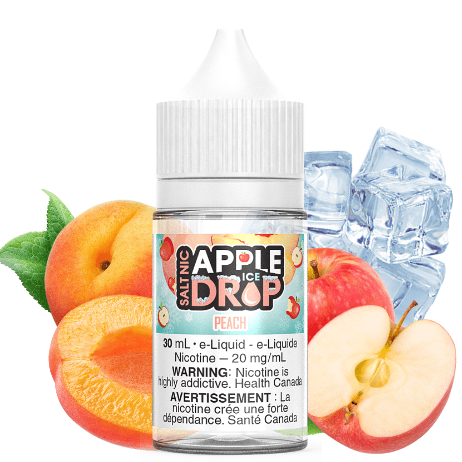 Peach Ice Salt by Apple Drop E-Liquid 30ml / 12mg Vape Superstore  Saskatchewan Canada