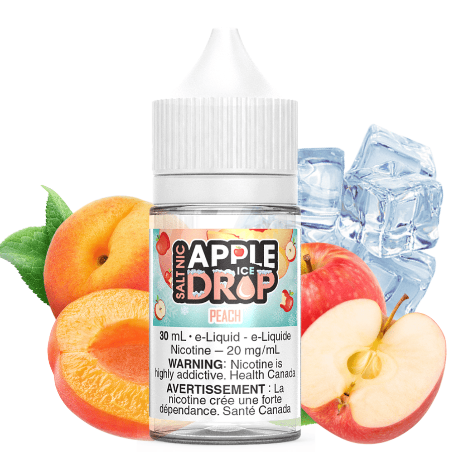 Peach Ice Salt by Apple Drop E-Liquid 30ml / 12mg Vape Superstore  Saskatchewan Canada