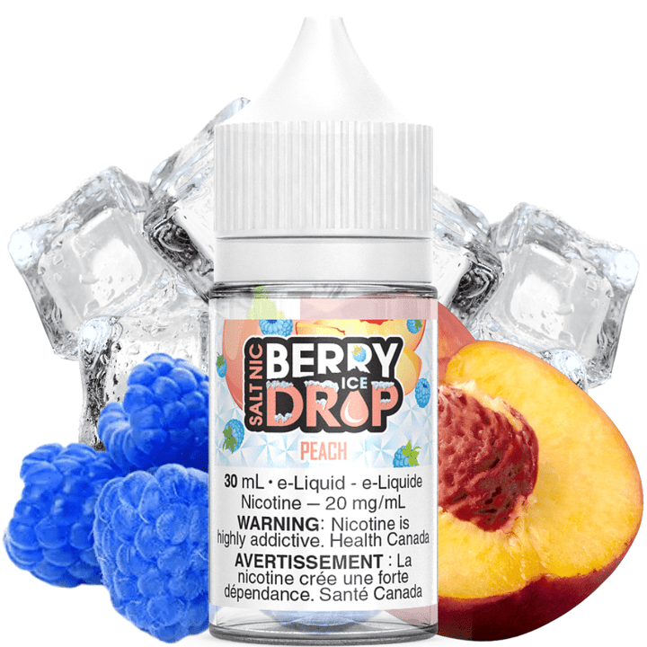 Peach Ice Salt by Berry Drop E-Liquid Vape Superstore  Saskatchewan Canada