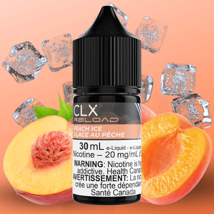 Peach Ice Salt by CLX Reload E-Liquid Vape Superstore  Saskatchewan Canada