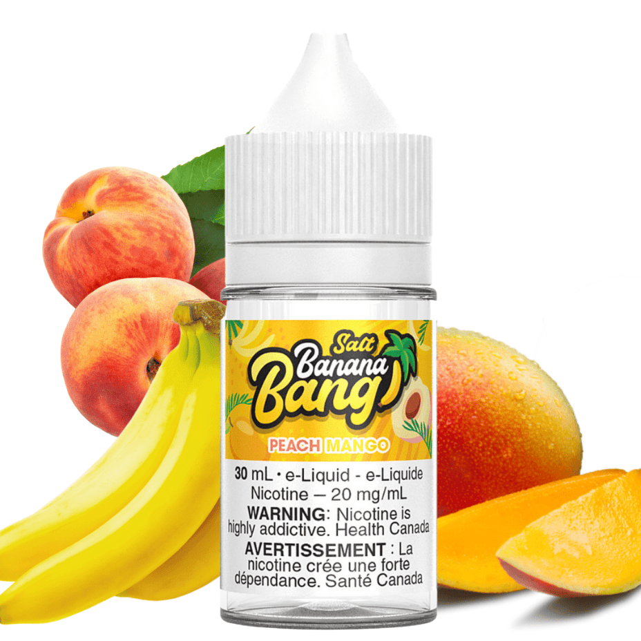 Peach Mango Salt by Banana Bang Salts Vape Superstore  Saskatchewan Canada