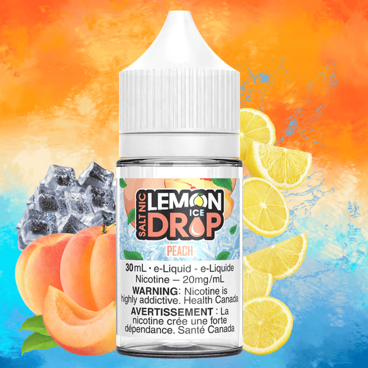 Peach Salt by Lemon Drop Ice E-Liquid 30mL / 12mg Vape Superstore  Saskatchewan Canada
