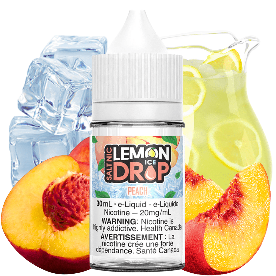 Peach Salt by Lemon Drop Ice E-Liquid Vape Superstore  Saskatchewan Canada