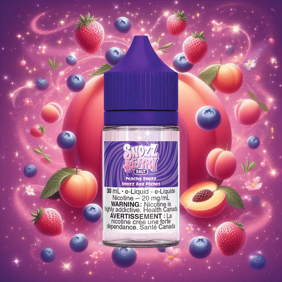 Peach Snozz Salt By Snozzberry E-Liquid 30ml / 12mg Vape Superstore  Saskatchewan Canada