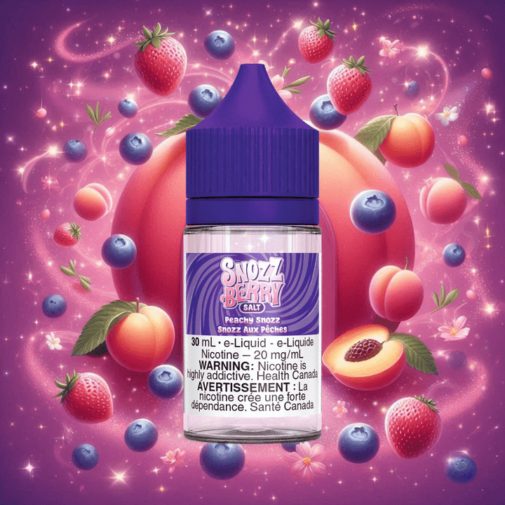 Peach Snozz Salt By Snozzberry E-Liquid 30ml / 12mg Vape Superstore  Saskatchewan Canada