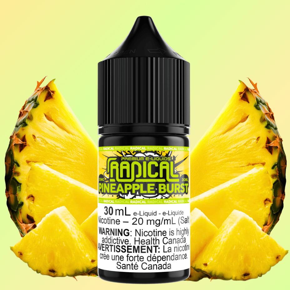 Pineapple Burst Salt Nic by Radical E-liquid Vape Superstore  Saskatchewan Canada
