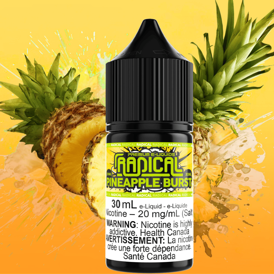 Pineapple Burst Salt Nic by Radical E-liquid Vape Superstore  Saskatchewan Canada