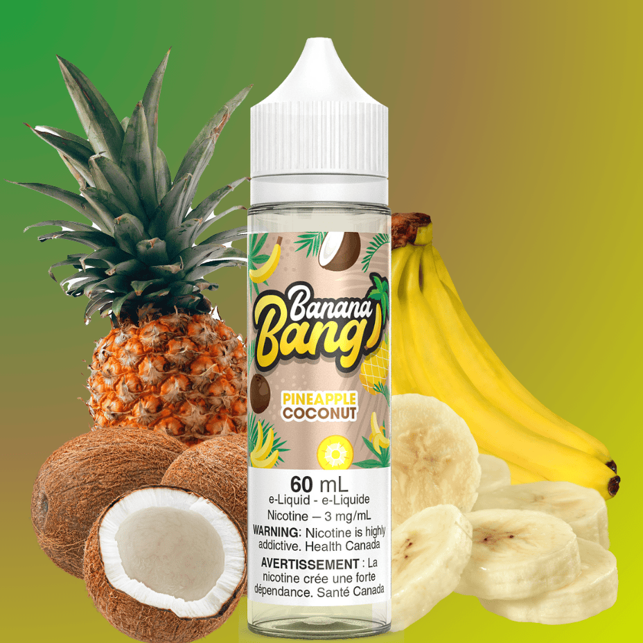 Pineapple Coconut by Banana Bang E-Liquid 3mg Vape Superstore  Saskatchewan Canada