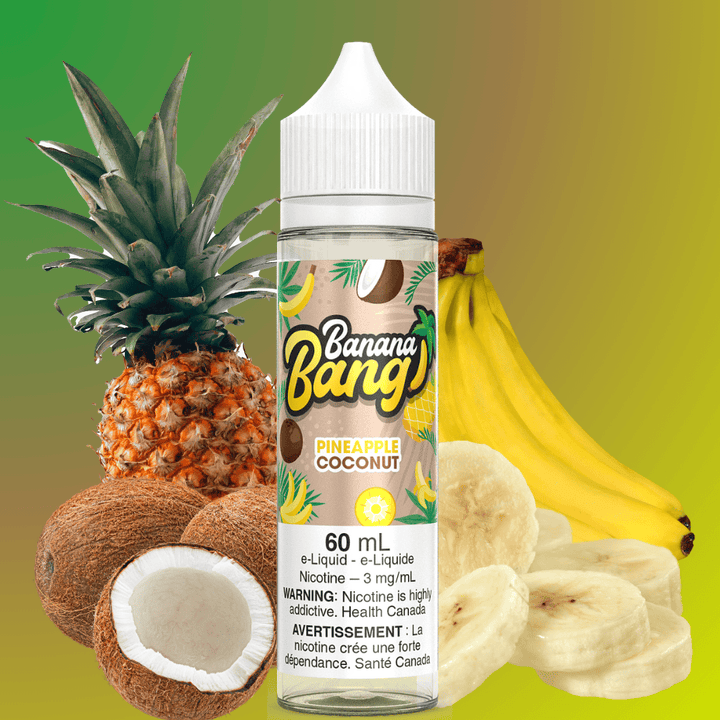 Pineapple Coconut by Banana Bang E-Liquid 3mg Vape Superstore  Saskatchewan Canada