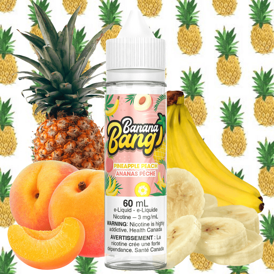 Pineapple Peach by Banana Bang Vape Superstore  Saskatchewan Canada