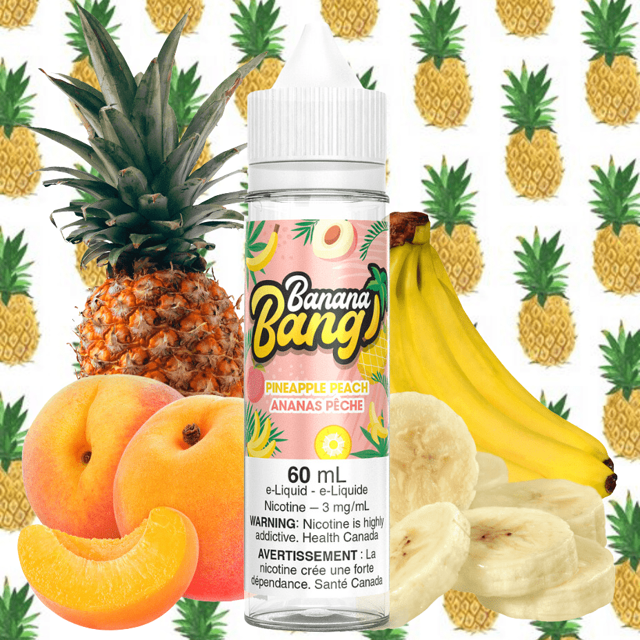 Pineapple Peach by Banana Bang Vapexcape Vape and Bong Shop Regina Saskatchewan