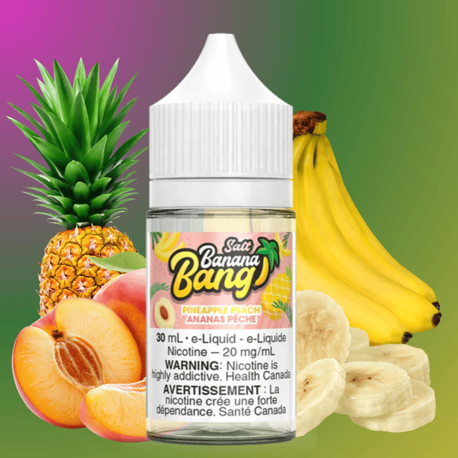 Pineapple Peach Salt by Banana Bang 12mg Vape Superstore  Saskatchewan Canada