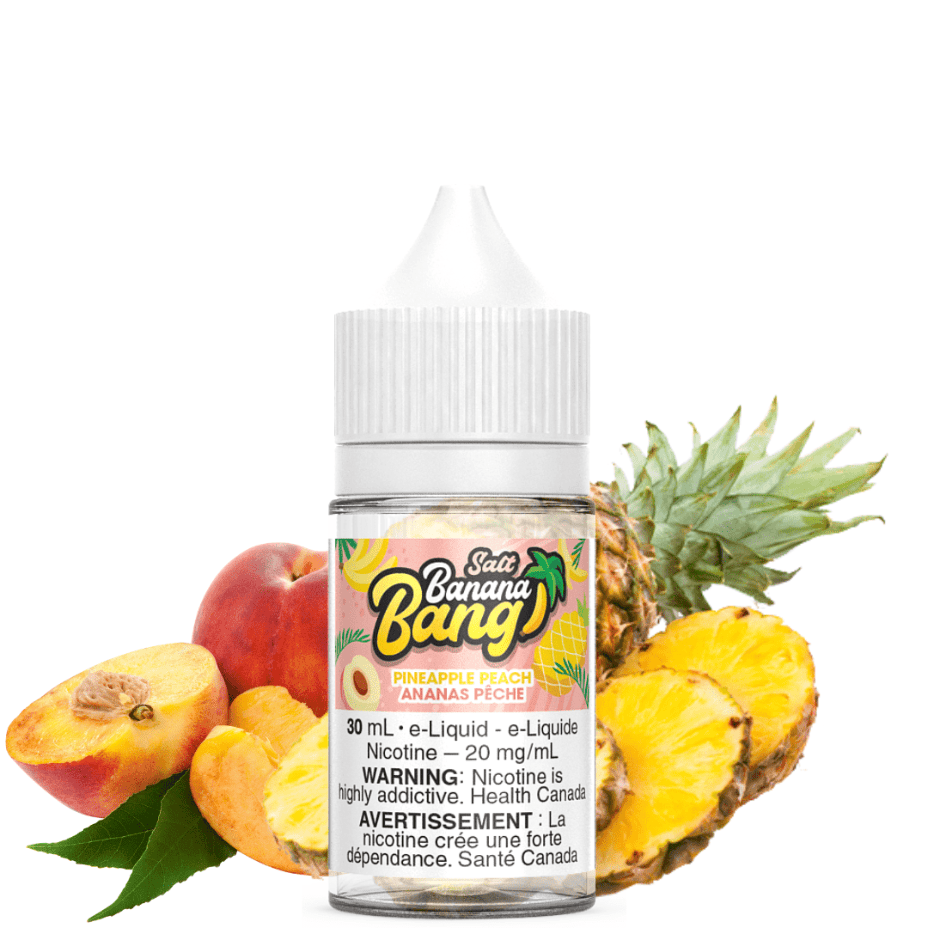Pineapple Peach Salt by Banana Bang Vape Superstore  Saskatchewan Canada