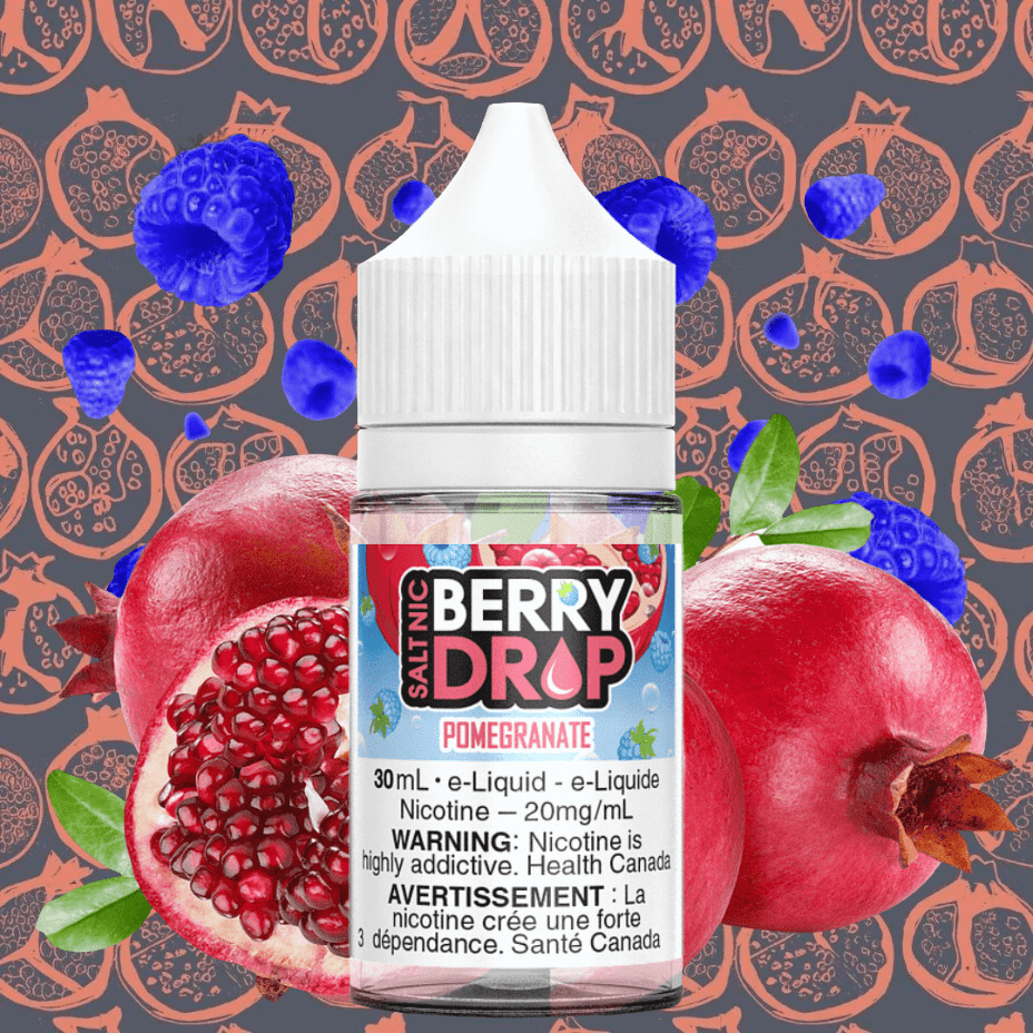 Pomegranate Salt by Berry Drop E-liquid Vape Superstore  Saskatchewan Canada