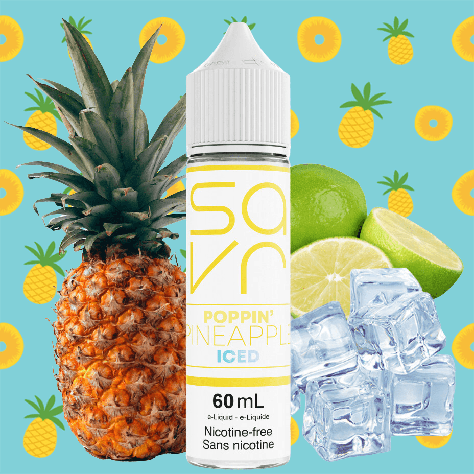 Poppin' Pineapple Ice by Savr E-Liquid Vape Superstore  Saskatchewan Canada