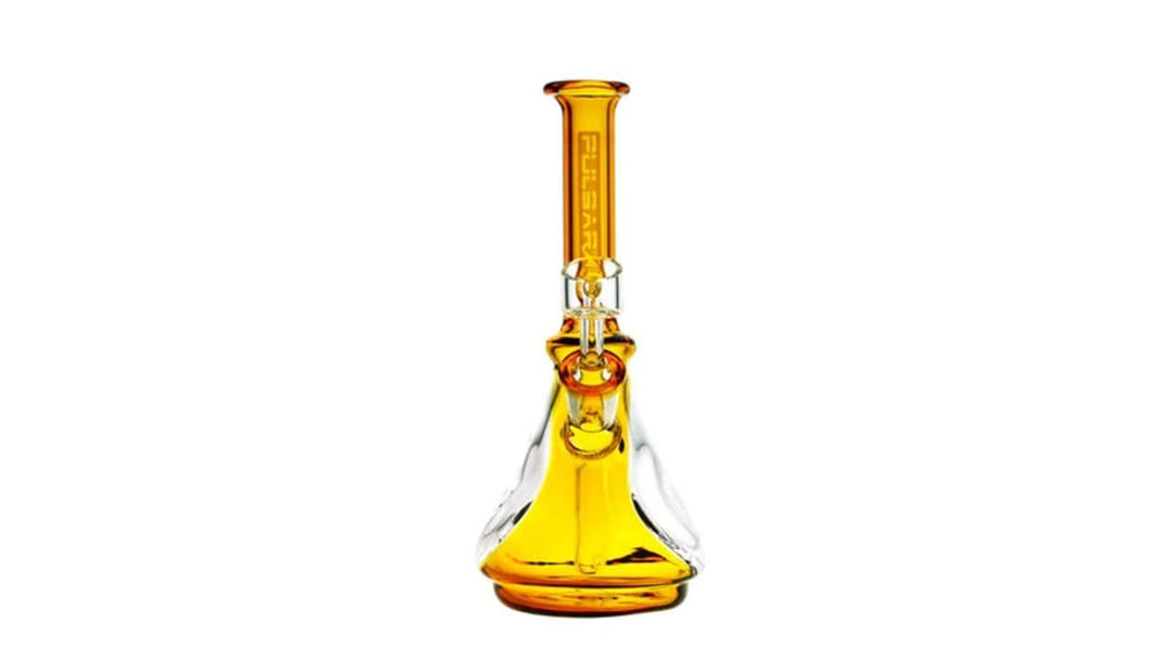 Pulsar Mini Recycler Hour Glass Dab Rig-5.5" Yellow Vapexcape Vape and Bong Shop Regina Saskatchewan