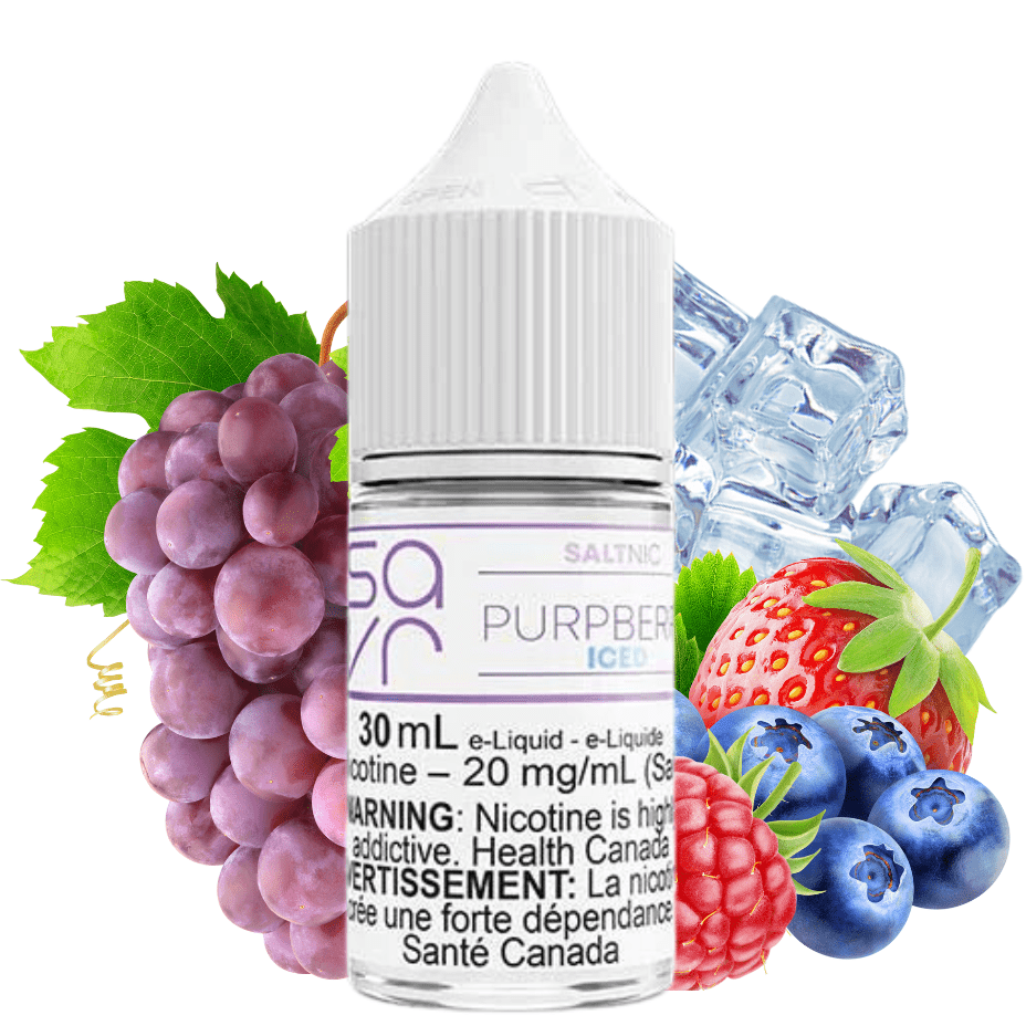 Purpberry Iced Salt by Savr E-Liquid 10mg Vape Superstore  Saskatchewan Canada