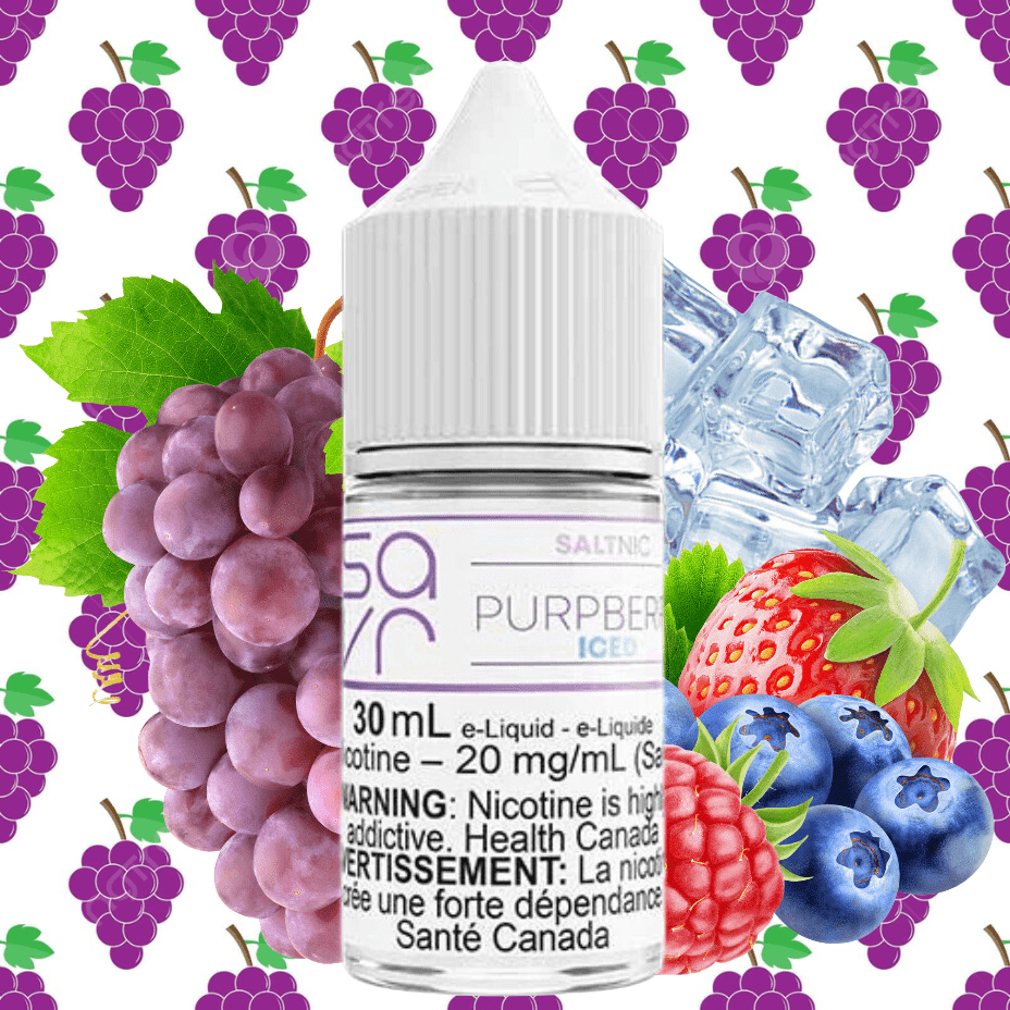 Purpberry Iced Salt by Savr E-Liquid Vape Superstore  Saskatchewan Canada