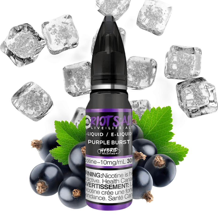 Purple Burst Salt by Riot Squad E-Liquid 10mg / 30ml Vape Superstore  Saskatchewan Canada