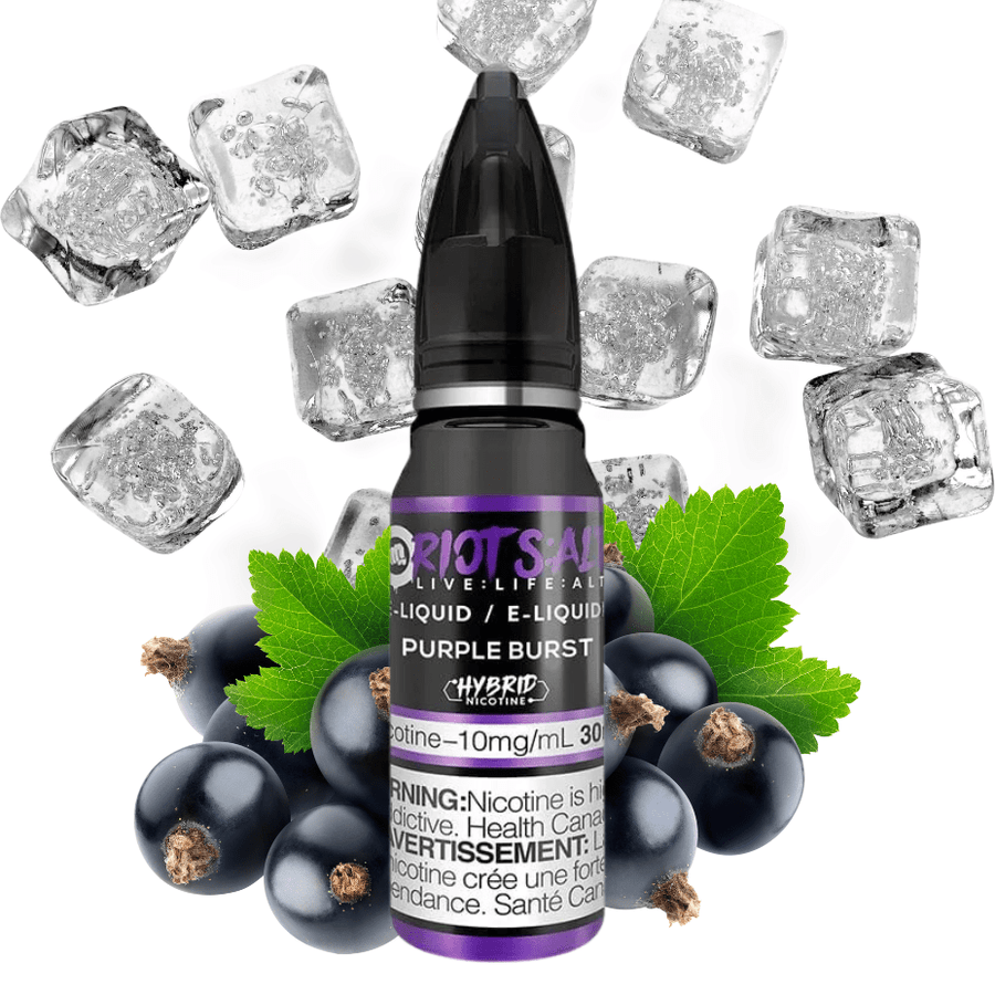 Purple Burst Salt by Riot Squad E-Liquid 10mg / 30ml Vape Superstore  Saskatchewan Canada